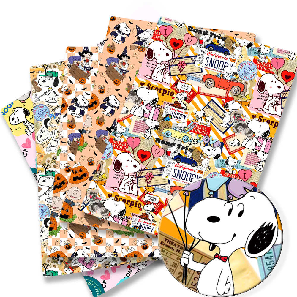Sewing Production - Tessuto Snoopy TAKARA TOMY 140x50CM, Tessuto
