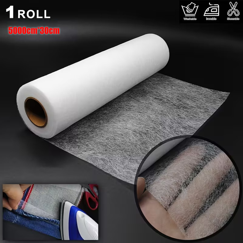 Hem Tape Fusible - 1 rotolo di nastro adesivo termoadesivo