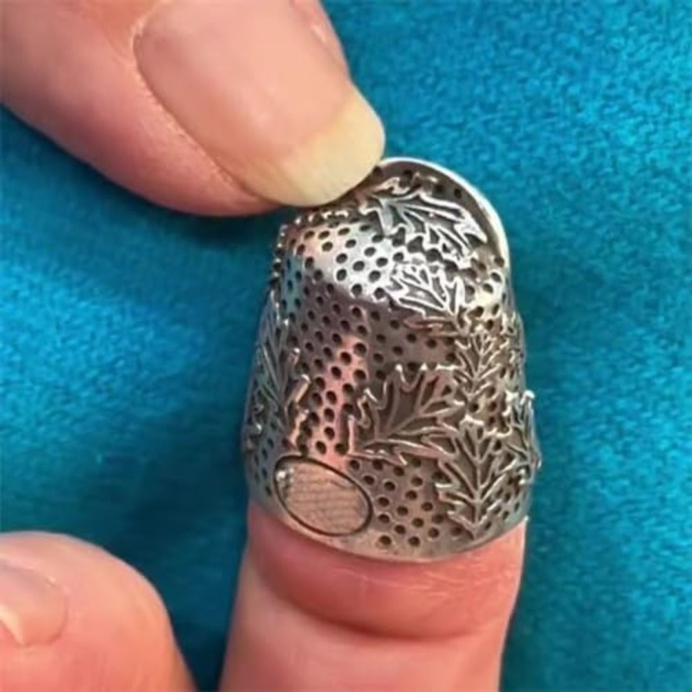 Sewing Thimble Metal - Ditale per ghiande per unghie aperto
