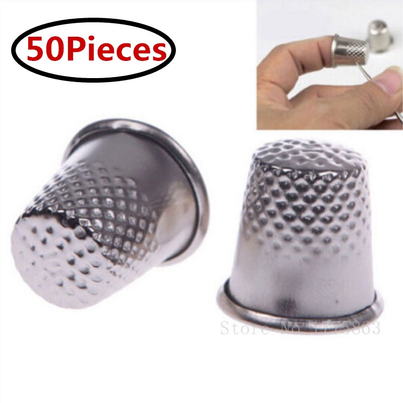 Sewing Thimble Metal - 50 pz 18mm ditali per dita