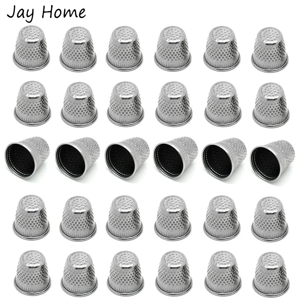 Sewing Thimble Metal - 5/10 pz ditali per cucire argento