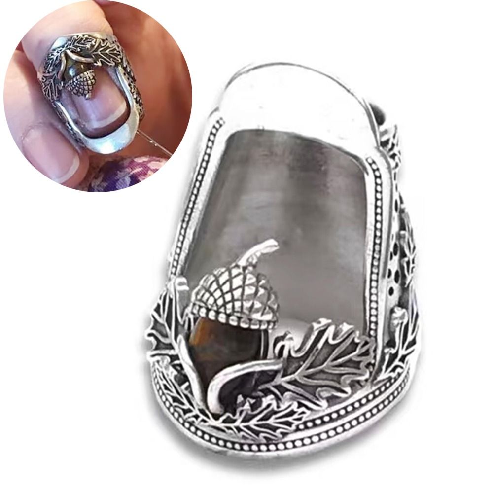 Sewing Thimble Metal - Ditale per ghiande per unghie aperto