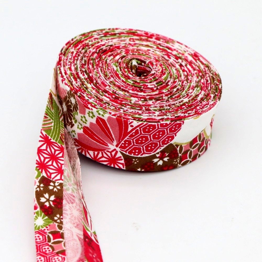 Binding Tape Bias - Nastro di Cotone Puro con Motivi