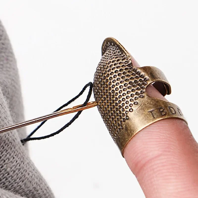 Sewing Thimble Metal - 2 pezzi ditale in rame per