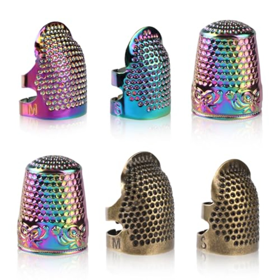 Sewing Thimble Metal - Ditali per Cucito a Mano, Set