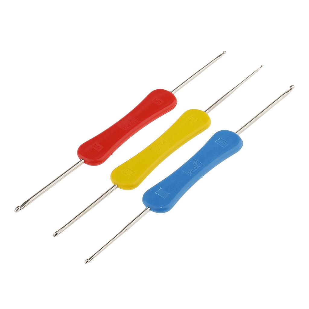 Sewing Necessities - 3 ganci misti per uncinetto con
