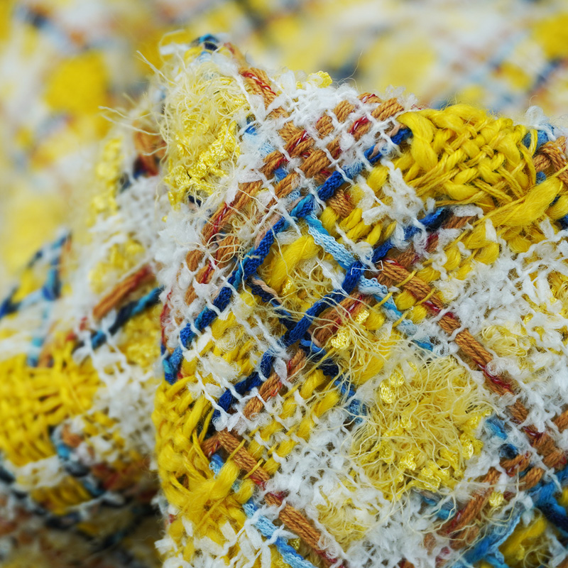 Tessuto Bouclé Tweed Giallo Mu - Sewing Tweed Fabric recensione e prezzo