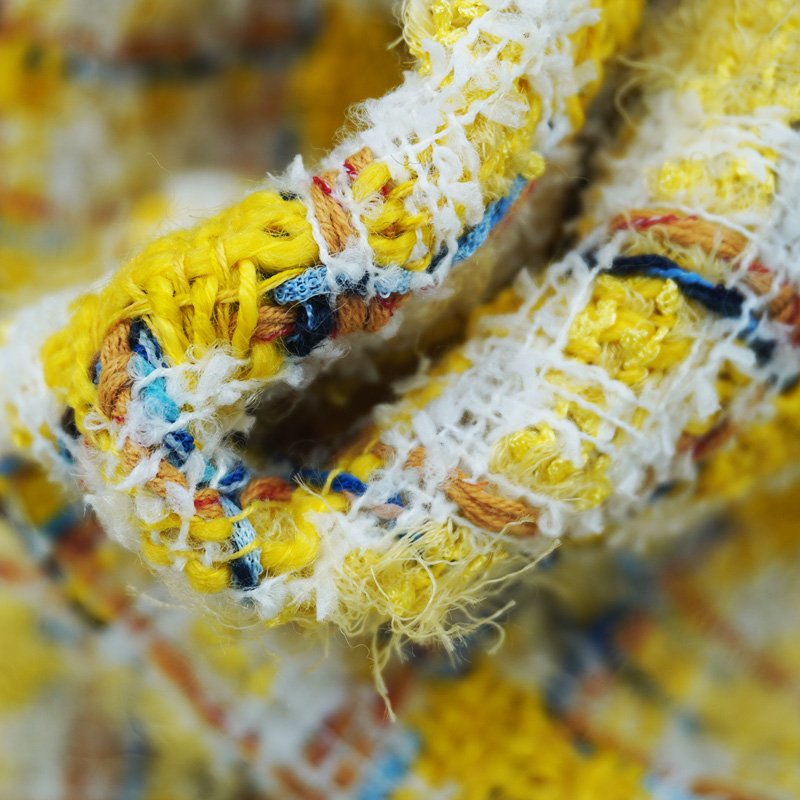 Tessuto Bouclé Tweed Giallo Mu - Sewing Tweed Fabric recensione e prezzo