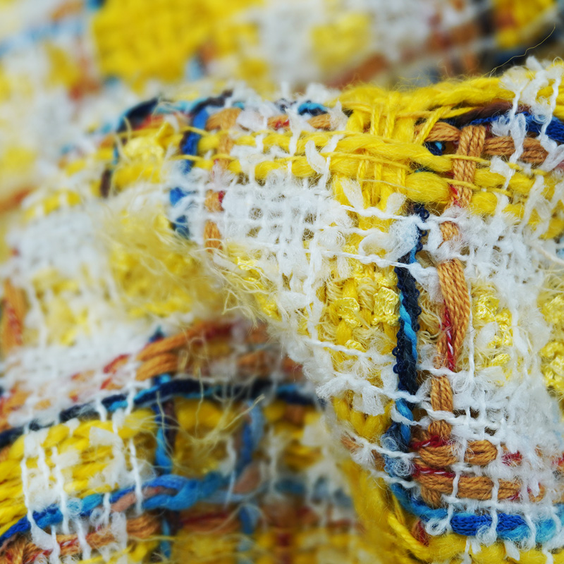 Tessuto Bouclé Tweed Giallo Mu - Sewing Tweed Fabric recensione e prezzo