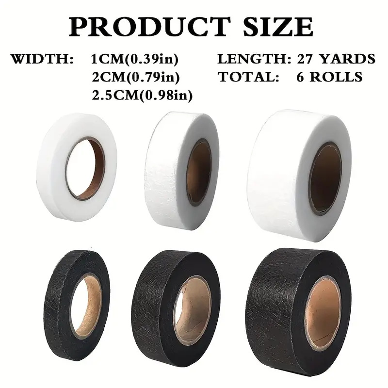 4 rotoli di ferro su nastro pe - Hem Tape Fusible recensione e prezzo