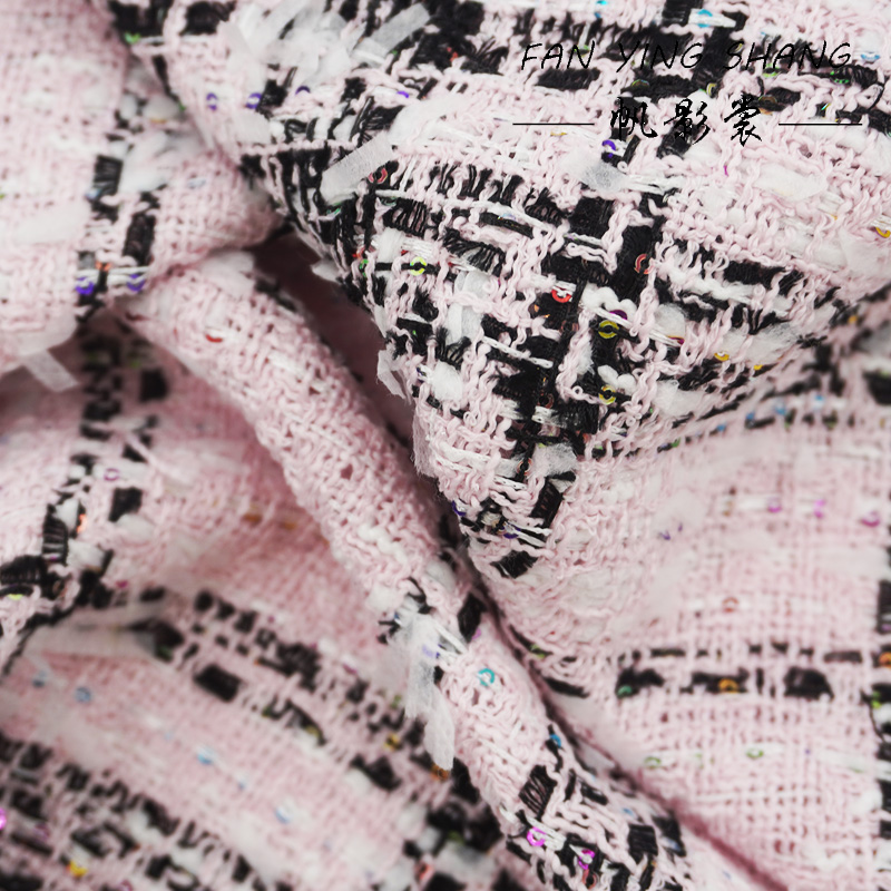 Tessuto Tweed Rosa Classico a  - Sewing Tweed Fabric recensione e prezzo