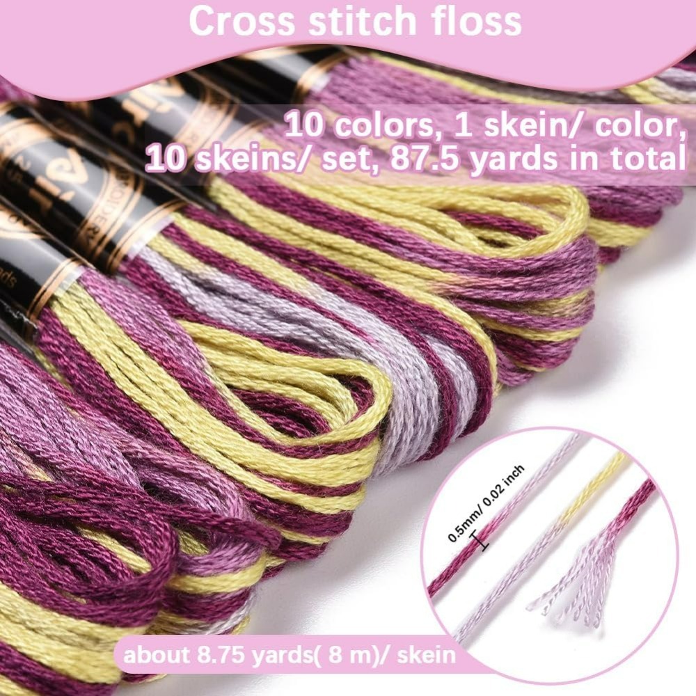 6 fili viola filo da ricamo va - Embroidery Floss Thread recensione e prezzo