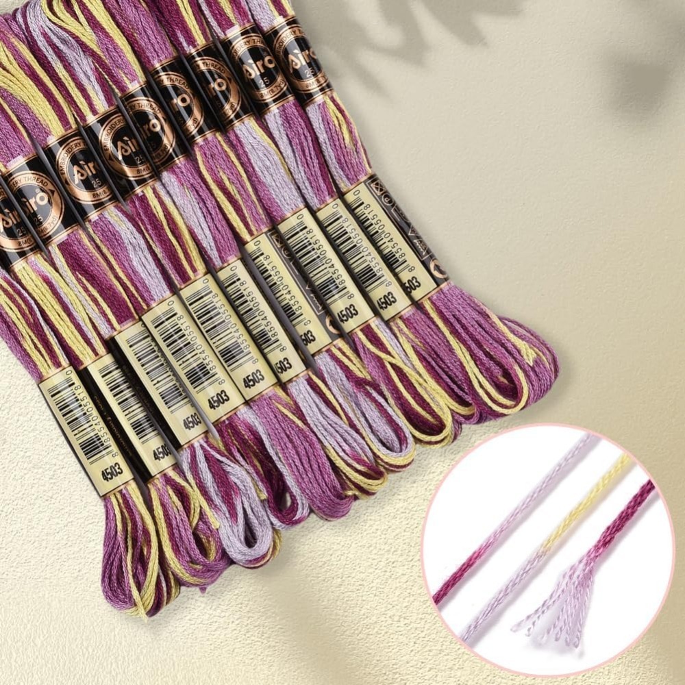 6 fili viola filo da ricamo va - Embroidery Floss Thread recensione e prezzo