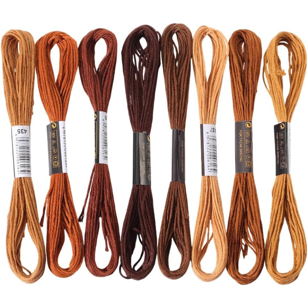8 Gomitoli di Filo da Ricamo M - Embroidery Floss Thread recensione e prezzo