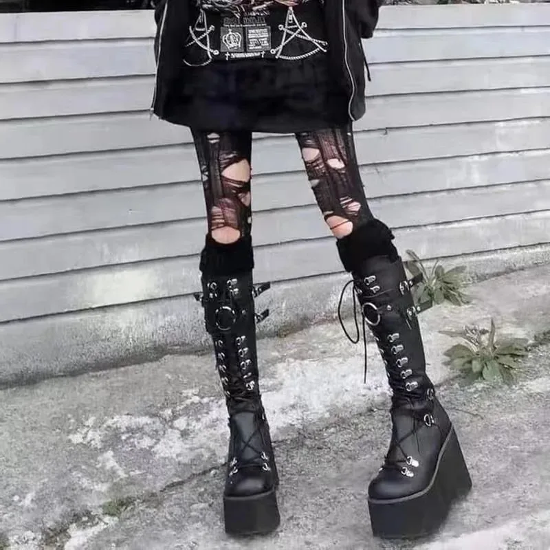 Stivali con plateau punk gotic - Sewing Cloth recensione e prezzo