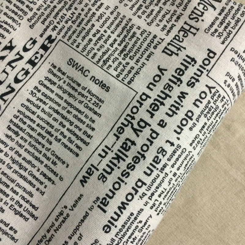 50x150 cm Retro Giornale Lette - Sewing Tweed Fabric recensione e prezzo