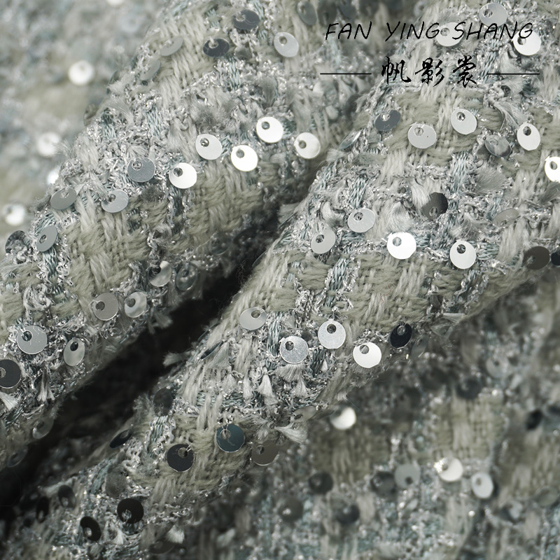 Tessuto Tweed Grigio Argento c - Sewing Tweed Fabric recensione e prezzo