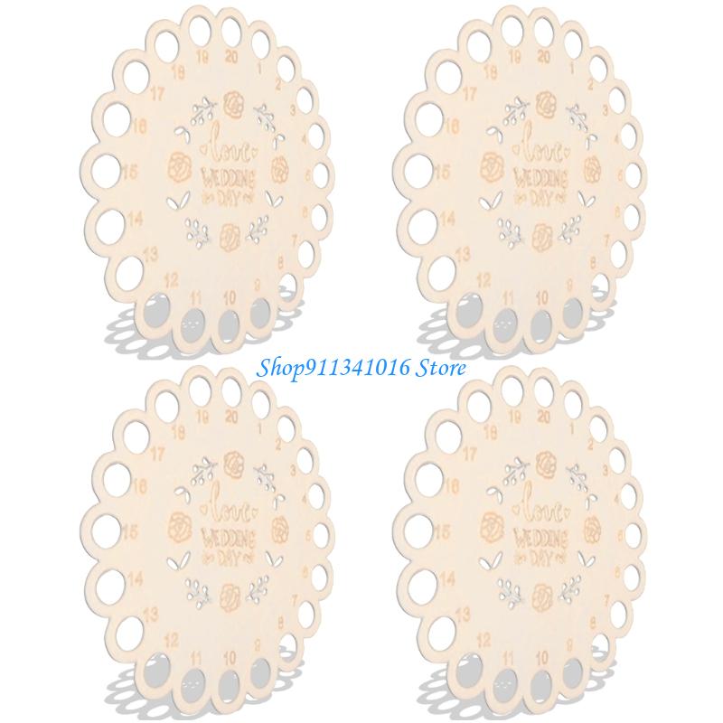 4 pezzi ricamo in legno Organi - Embroidery Floss Thread recensione e prezzo