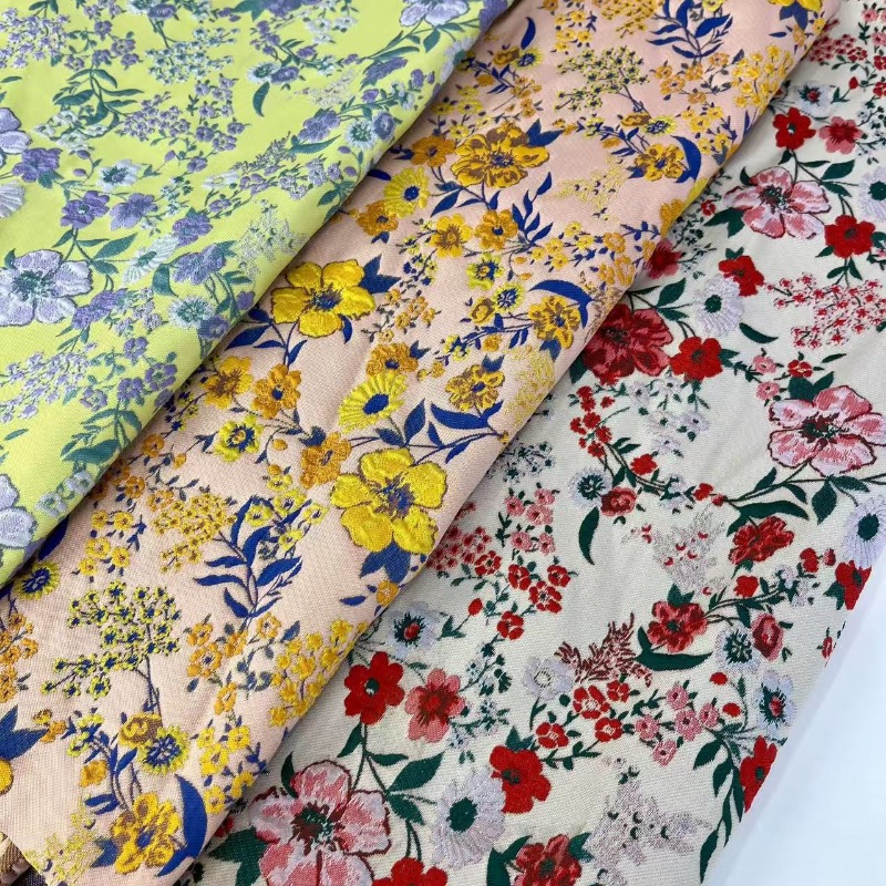 Tessuto Jacquard Floreale Ross - Vintage Sewing Textile recensione e prezzo
