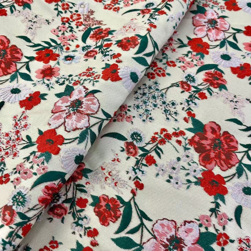 Tessuto Jacquard Floreale Ross - Vintage Sewing Textile recensione e prezzo