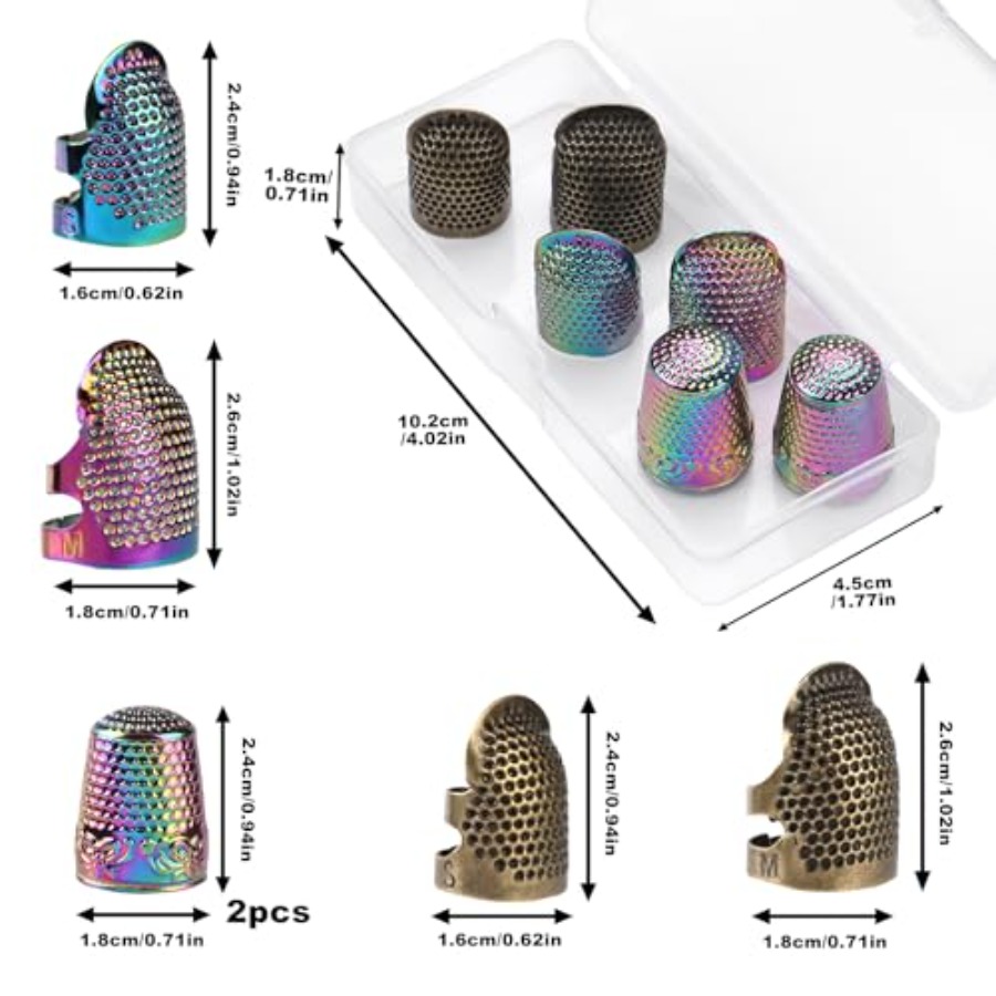 Ditali per Cucito a Mano, Set  - Sewing Thimble Metal recensione e prezzo
