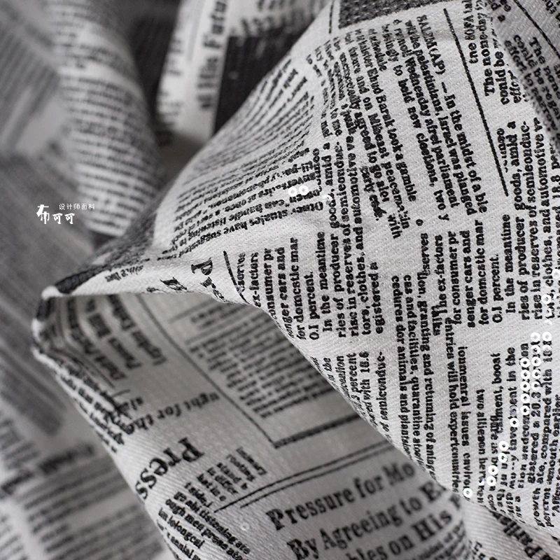 Graffiti inglesi Giornale Deni - Sewing Tweed Fabric recensione e prezzo