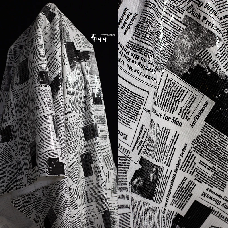 Graffiti inglesi Giornale Deni - Sewing Tweed Fabric recensione e prezzo