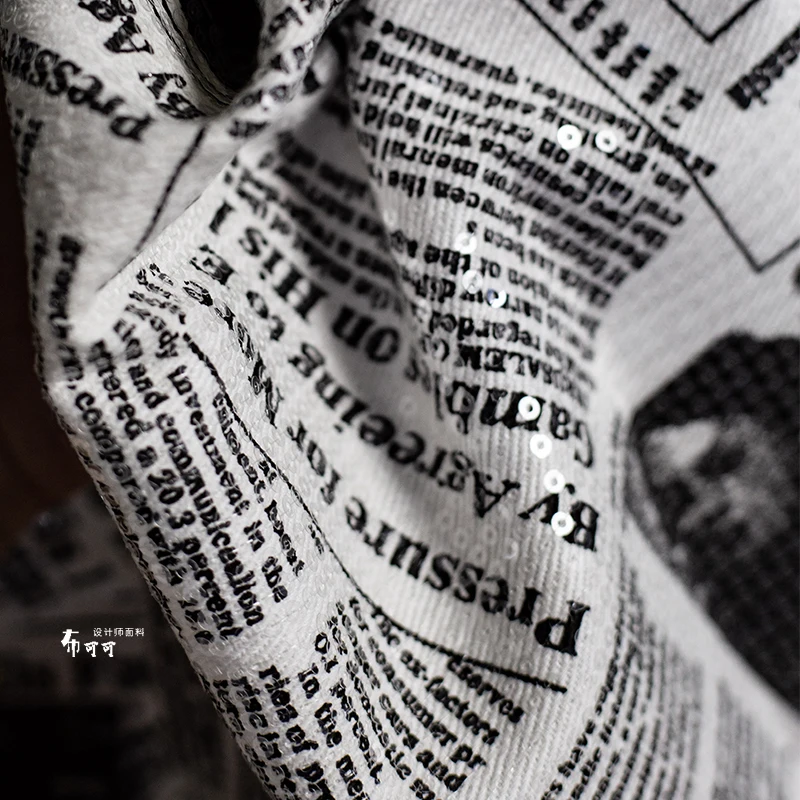 Graffiti inglesi Giornale Deni - Sewing Tweed Fabric recensione e prezzo