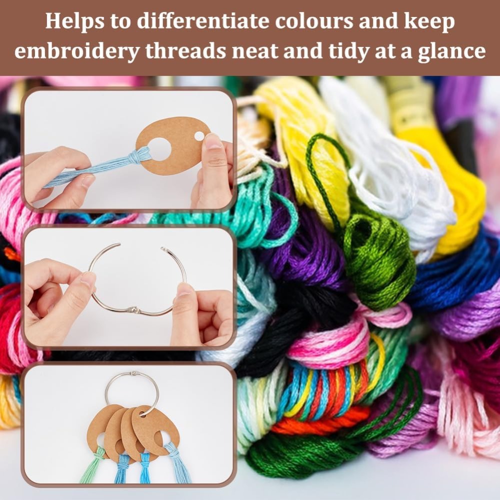 100 pezzi di filo interdentale - Embroidery Floss Thread recensione e prezzo